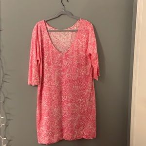 3/4 length sleeve lilly t-shirt dress